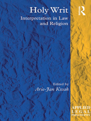 cover image of Holy Writ